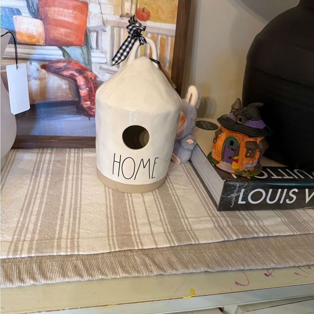 Rae Dunn HOME birdhouse